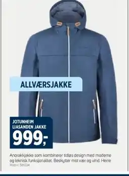 Sport 1 Jotunheim liasanden jakke tilbud