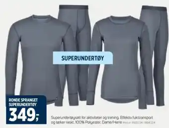 Sport 1 Ronde spranget superundertøy tilbud