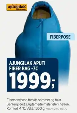 Sport 1 Ajungilak aputi fiber bag -7c tilbud