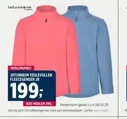 Sport 1 Jotunheim veslevollen fleecegenser jr tilbud