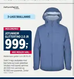 Sport 1 Jotunheim glittertind 2.0 jr tilbud