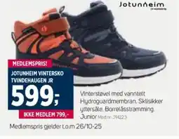 Sport 1 Jotunheim vintersko tvindehaugen jr tilbud