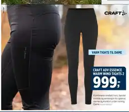 Sport 1 Craft adv essence warm wind tights 2 tilbud