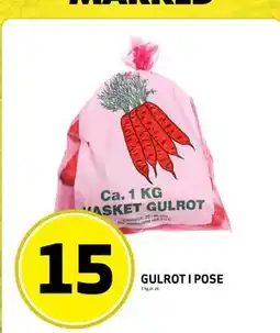 Bunnpris GULROT I POSE, NOK 15 tilbud