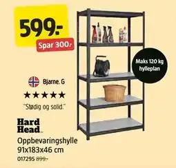 Jula Oppbevaringshylle 91x183x46 cm, NOK 599 tilbud