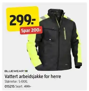 Jula Vattert arbeidsjakke for herre, NOK 299 tilbud