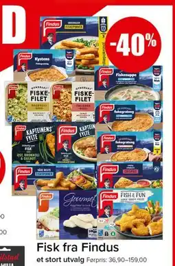 Spar Fisk fra Findus tilbud