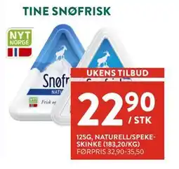 Jacobs TINE SNØFRISK, NOK 22.9 tilbud