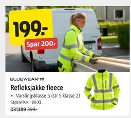 Jula Refleksjakke fleece, NOK 199 tilbud