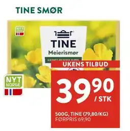 Jacobs TINE SMØR, NOK 39.9 tilbud