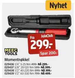 Jula Momentnøkkel, Medlemspris tilbud