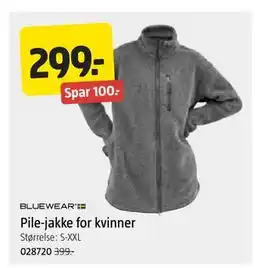 Jula Pile-jakke for kvinner, NOK 299 tilbud