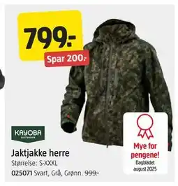 Jula Jaktjakke herre, NOK 799 tilbud