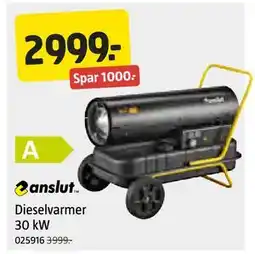 Jula Dieselvarmer 30 kW, NOK 2999 tilbud