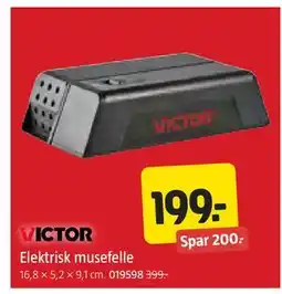 Jula Elektrisk musefelle, NOK 199 tilbud