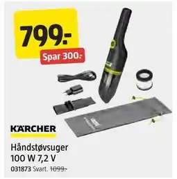 Jula Håndstøvsuger 100 W 7,2 V, NOK 799 tilbud