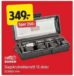 Jula Slagskrutrekkersett 15 deler, NOK 349 tilbud