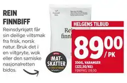 Meny REIN FINNBIFF, NOK 89 tilbud