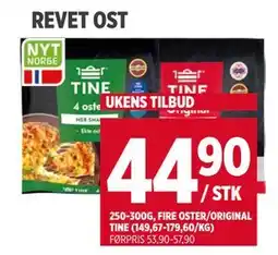 Meny REVET OST, NOK 44.9 tilbud