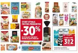 Meny STORT UTVALG FRI FOR-PRODUKTER tilbud