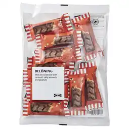 IKEA BelÖning Melkesjokolade, karamell, salte mandler, peanøtter, 240 g tilbud