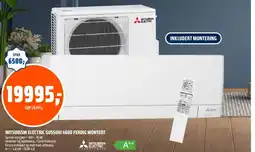Coop Obs Mitsubishi electric gussuri 4600 ferdig montert varmer og kjøler-wifi - 18 db tilbud