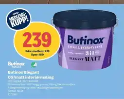 Coop Obs Butinox Elegant 05/matt interiørmaling tilbud