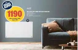 Coop Obs Mill glass gen 4 smart wifi 600 w panelovn tilbud