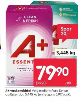 Rusta A+ vaskemiddel tilbud