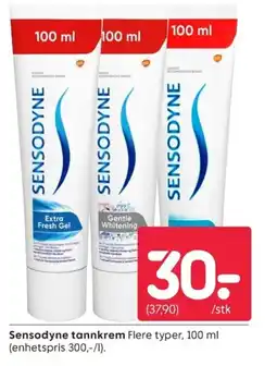 Rusta Sensodyne tannkrem tilbud