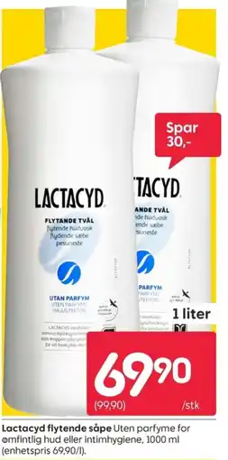 Rusta Lactacyd flytende såpe tilbud