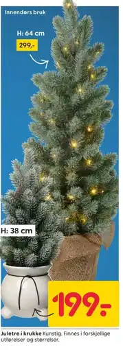 Rusta Juletre i krukke tilbud
