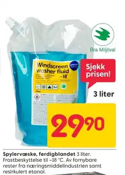 Rusta Spylervæske, ferdigblandet tilbud
