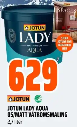 Coop Obs JOTUN Lady aqua 05/matt våtromsmaling tilbud