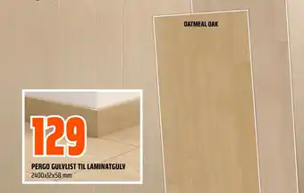 Coop Obs Pergo gulvlist til laminatgulv tilbud