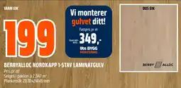 Coop Obs Berryalloc nordkapp 1-stav laminatgulv tilbud