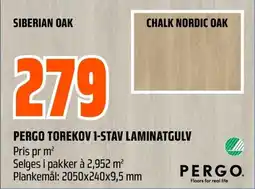 Coop Obs PERGO torekov 1-stav laminatgulv tilbud