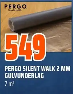 Coop Obs PERGO Silent walk 2 mm gulvunderlag tilbud
