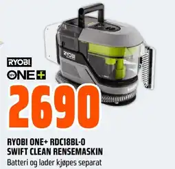 Coop Obs RYOBI One+ rdc18bl-0 swift clean rensemaskin tilbud