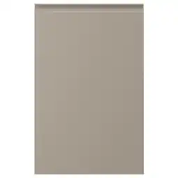 IKEA UpplÖv Sett, 2 stk dører t benkehjørneskap, venstrehendt/matt mørk beige, 25x80 cm tilbud