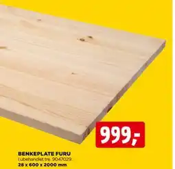 jem & fix BENKEPLATE FURU, NOK 999 tilbud
