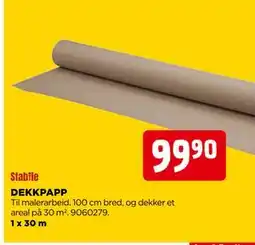 jem & fix DEKKPAPP, NOK 99.9 tilbud