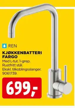 jem & fix KJØKKENBATTERI FARGO, NOK 699 tilbud