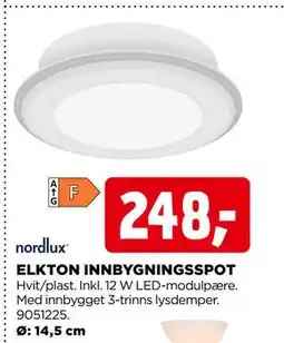 jem & fix ELKTON INNBYGNINGSSPOT, NOK 248 tilbud