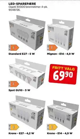 jem & fix LED-SPAREPÆRE, NOK 69.9 tilbud