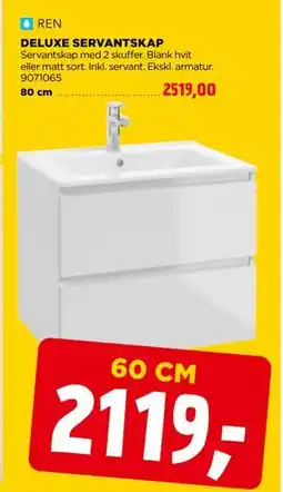 jem & fix DELUXE SERVANTSKAP tilbud