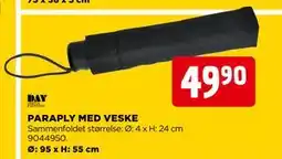 jem & fix PARAPLY MED VESKE, NOK 49.9 tilbud