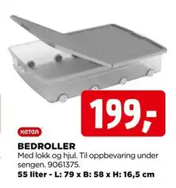 jem & fix BEDROLLER, NOK 199 tilbud