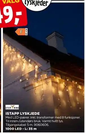 jem & fix ISTAPP LYSKJEDE, NOK 449 tilbud