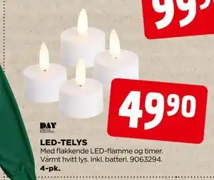 jem & fix LED-TELYS, NOK 49.9 tilbud